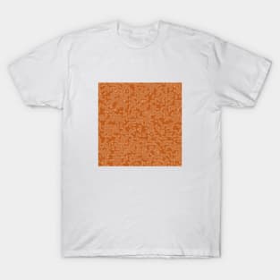 Mosaic, abstract, orange, tan, pattern, acrylic, colorful, homedecor, decor, minimal, T-Shirt